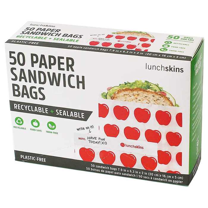 Lunchskins – Papier-Sandwich-Taschen, 50pc – Multiple Choices