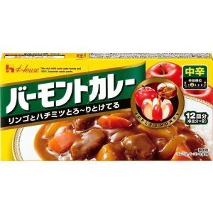 House Foods Vermont Japanese Curry Roux Soße mittel heiß – 230g