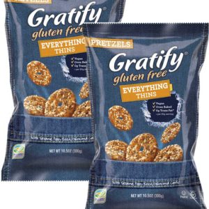 Gratify Glutenfrei alles Brezel dünn, 10,5 Unzen (Packung 2)