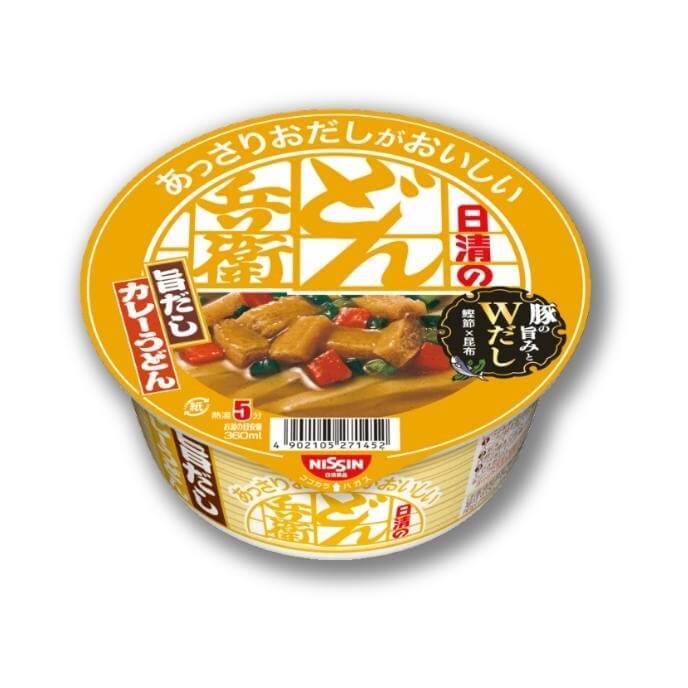 Nissin Donbei leichte Brühe mit köstlichen Dashi Curry Udon