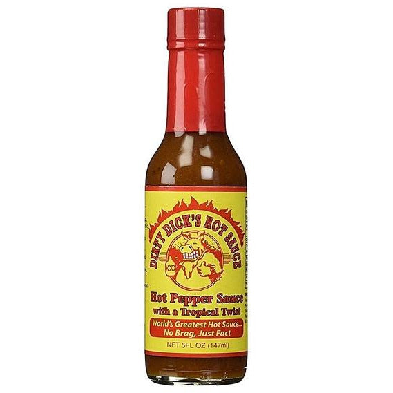 Dirty Dick's Hot Pfeffer Sauce mit einem tropischen Twist