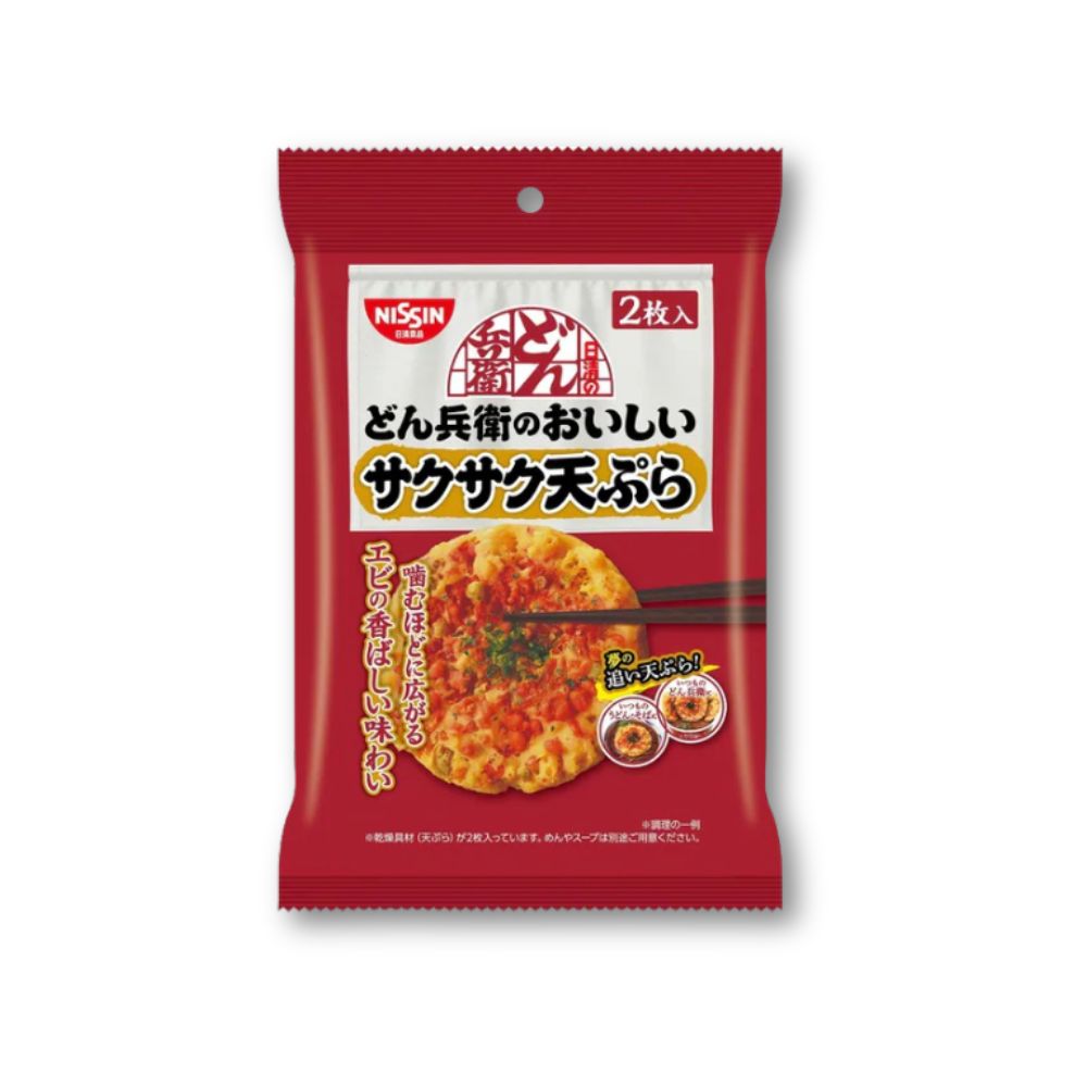 Nissin Donbei Delicious knusprig Tempura (2 Stück)