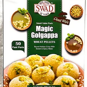 Swad Magic Golgappa (Wheat Pallets) – Round Hollow Crisp with süßes und würziges Wasser -11,2 Unzen ( 320g)