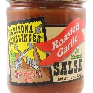 Arizona Gunslinger gerösteten Knoblauch Salsa, . – 16oz