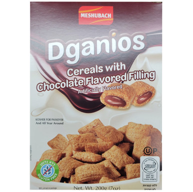 Passah Schokolade gefüllt Getreide, Glutenfrei, Meshubach Dganios, 7 oz