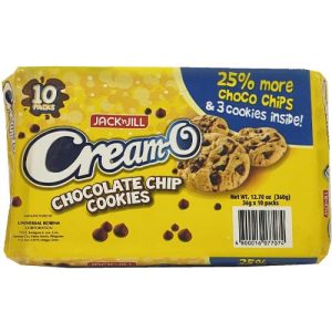 Jack ‘n Jill cream-o Schokolade Chip Kekse – 10 Packungen – 360 g