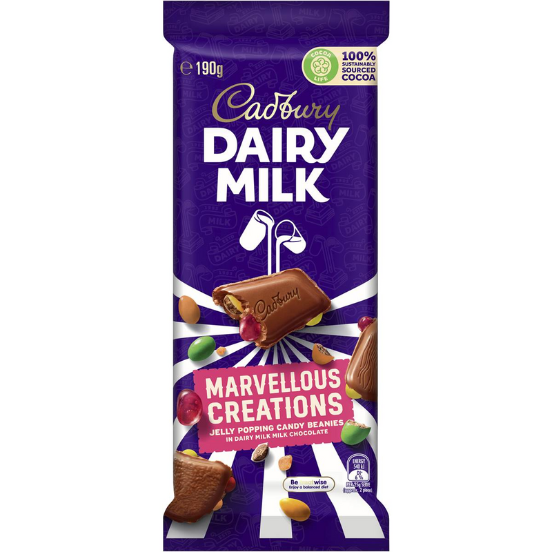 Cadbury Milchmilch Wunderschöne Kreationen – 190g