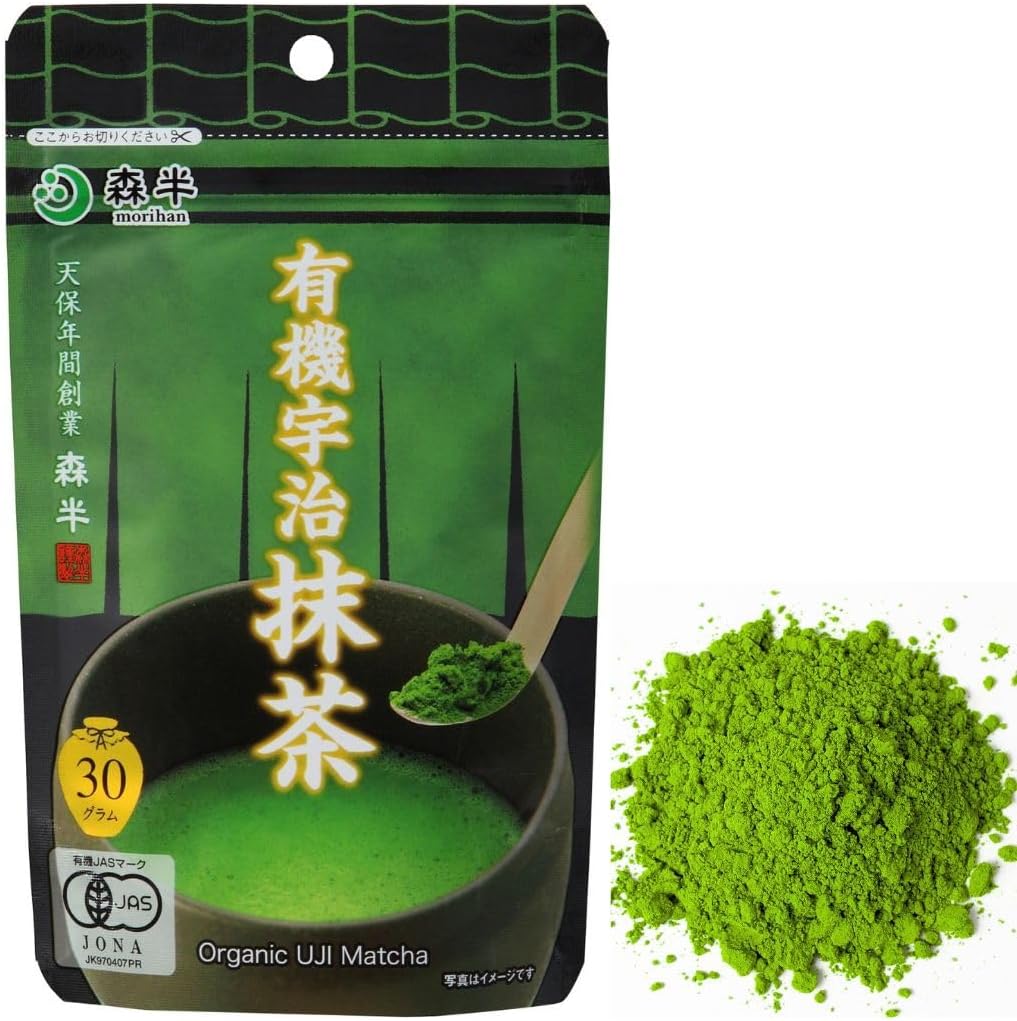 Morihan Premium Bio Uji Matcha Pulver 30g Kyoto Hergestellt in Japan – Tokyo Sakura Mall