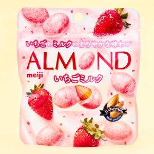 Meiji Mandelschokolade – Erdbeere & Milch