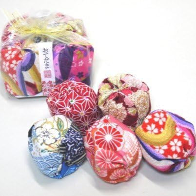 Otedama Traditionelles japanisches Spiel 5 Handbälle Sitzsack Set Made in Japan – Tokyo Sakura Mall
