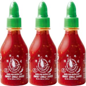 Sriracha scharfe Sauce Flasche süß Chili würzig thai x 3 Flasche fliegen Gans – tokyo sakura Mall – 200ml