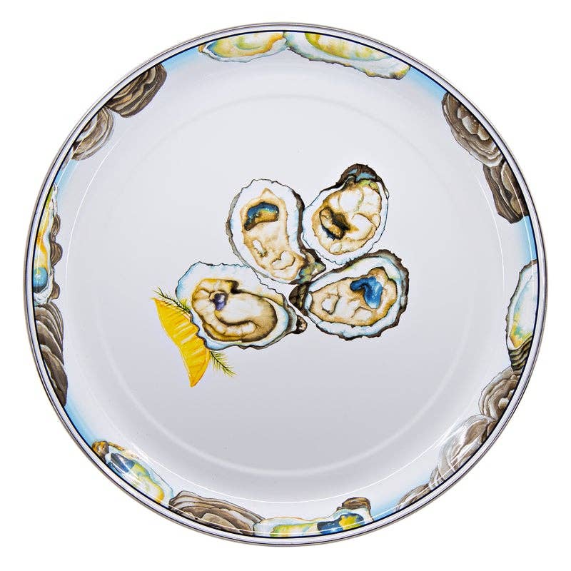 Golden Rabbit Oyster mittel Tablett