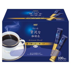 AGF Instant Schwarz Kaffee Packets Kaffee Shop Blend 100 Sticks