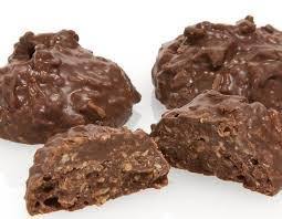Asher's dunkle Schokolade Kokosnuss-Cluster