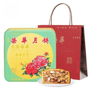 Wing Wah Five Nuts Mooncake 4-teilige Geschenkbox 740g