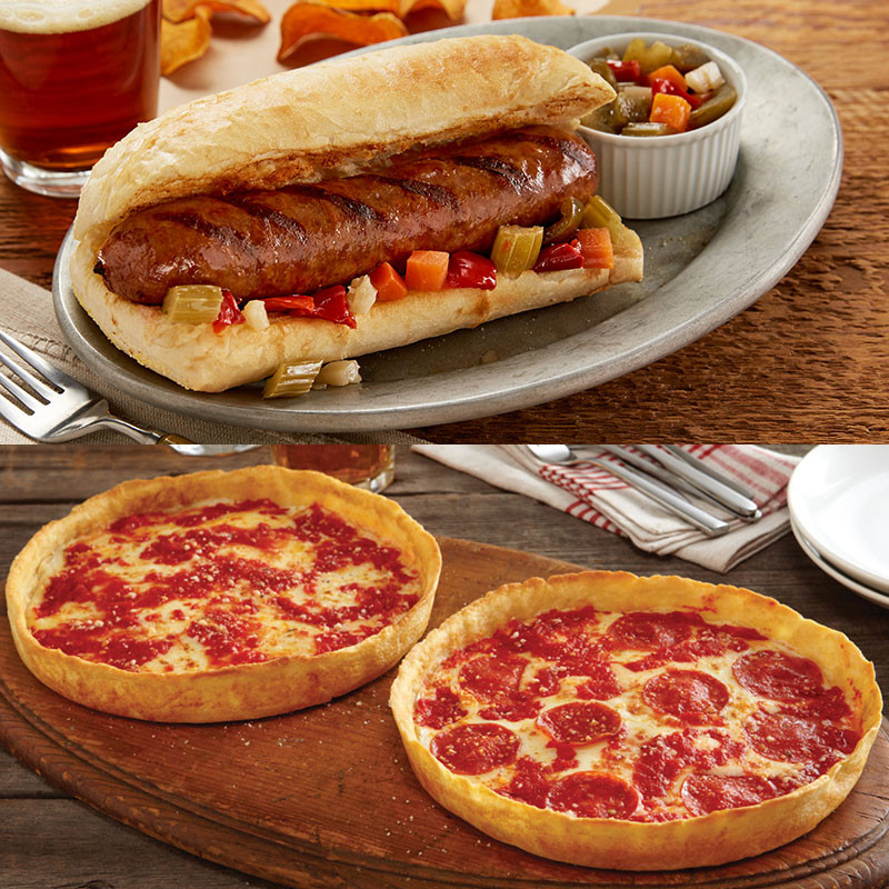 Die Original Nottoli & Son Italienische Wurst Sandwich Kit & 2 Pizzas