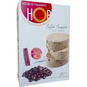 House of Polvoron – HOP Kaffee zerbröckeln weiche Kekse – 18 Stück – 234 g