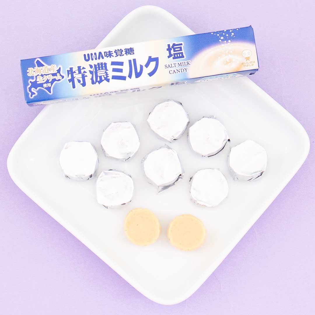 UHA Tokuno Milch 8.2 Hochkonzentrierte Süßigkeit – Salzmilch