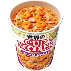 NISSIN FOODS Cup Nudeltom Yam Kung mit Korianderflaver x – tokyo sakura Mall – 75g / 12packs