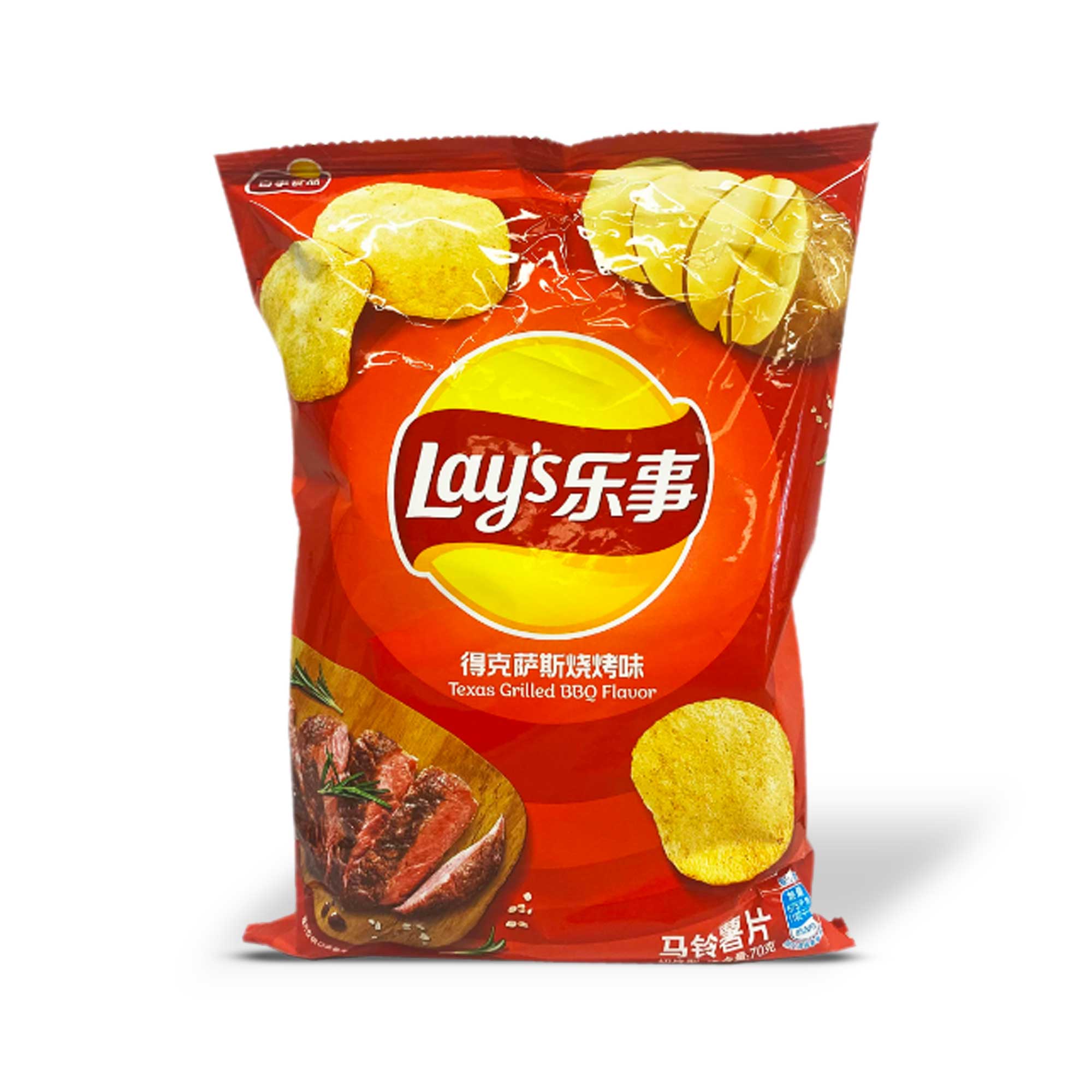 Lay's Kartoffelchips: Texas Grill BBQ Geschmack