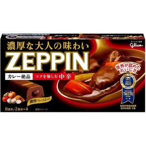Glico Zeppin Japanese Curry Roux Blocks Medium heiß – 175g