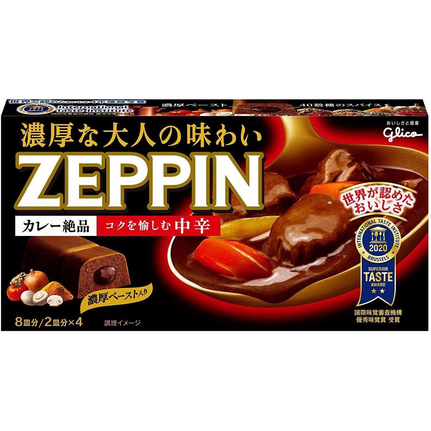 Glico Zeppin japanische Curry Roux Blöcke mittel-Hot 175g