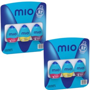 Mio Liquid Wasser Enhancer Varietätspackung, Fruchtpunsch, Limonade, Kirsche Brombeergeschmack, 6 Zähler