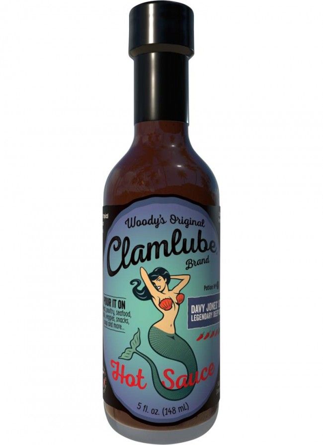 Woody's Clamlube Davy Jones' Schließfach Legendary Deep Sea Heat, 5oz