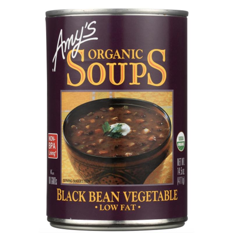 Amy's Schwarze Bohnen fettarme Gemüsesuppe, 14,5 Unzen