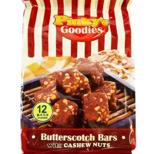 Pinky’s Goodies – Butterscotch Bars with Cashew-Nüsse – 12 Stück – 7,60 Unzen