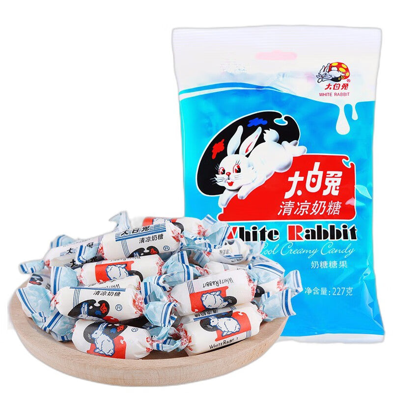 Weiße Kaninchen Minty Creamy Süßigkeiten 227g