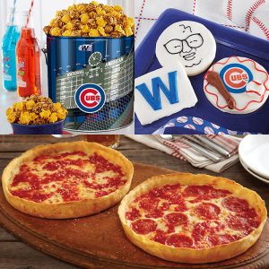 Garrett Popcorn Chicago Junge klassische Blech, Jungen Kekse & 2 lou-Pizzen