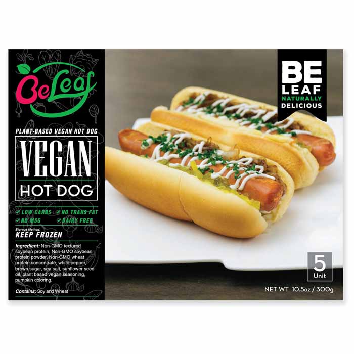 BeLeaf – Vegan Hot Dog, 10.5oz – Jetzt online kaufen bei PlantX!