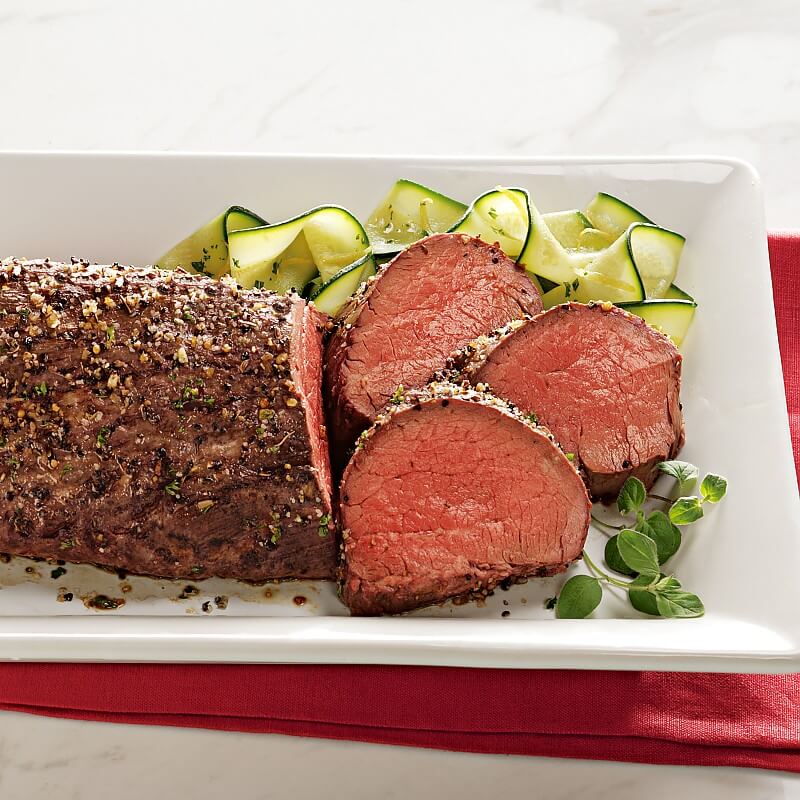 Traditionelles Rinderfilet für Chateaubriand