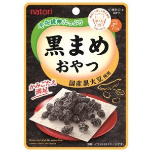 Natori Kuromame Oyatsu getrockneter schwarzer Sojabohnensnack – 21g