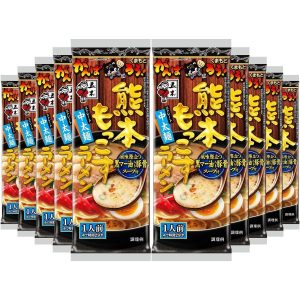 seineuki Lebensmittel Kummoto mokkosu tonkotosu Ramen (Packung mit 10 Stück)