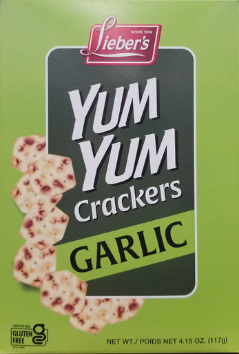 Lieber's Knoblauch Crackers, Koscher für Passah, 4,15 oz