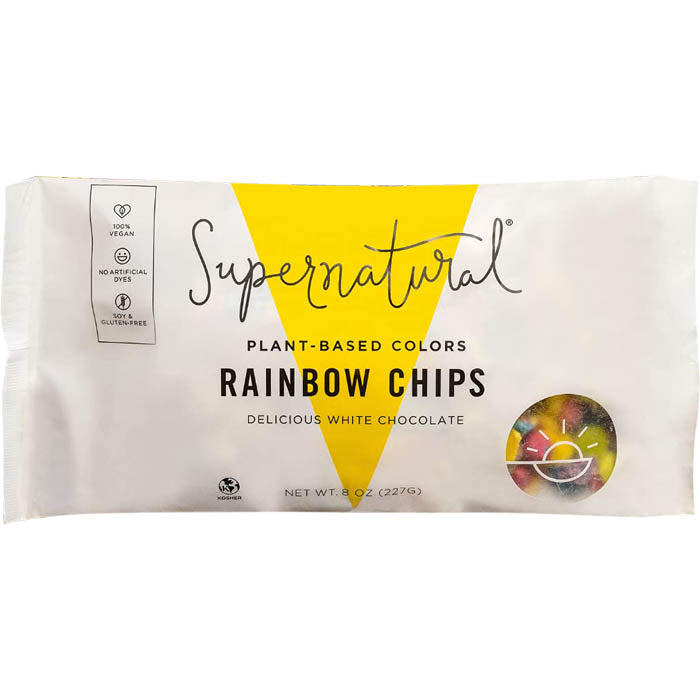 Supernatural – Farbstofffreie Rainbow Schokolade Chips, 8 Unzen