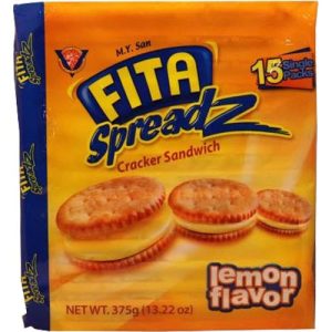 M.Y. San – Fita Spreadz Cracker Sandwich – Zitronengeschmack – 15 Packungen – 375 g