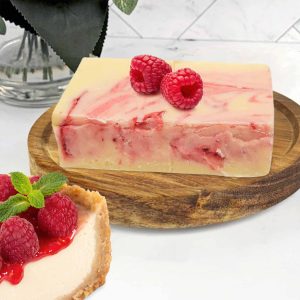 Himbeer-Käsekuchen-Fudge