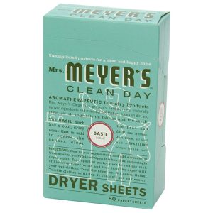 mrs. meyers – Trocknerblech, Basilikum, 80er-Pack