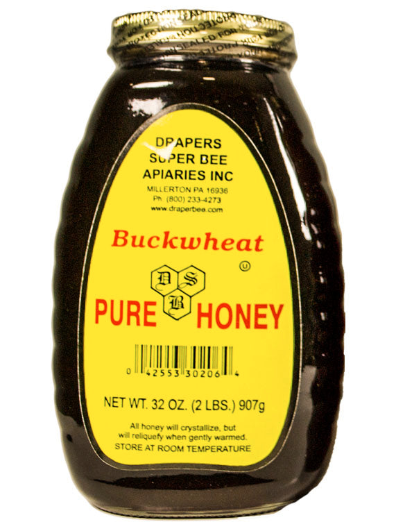 Drapers Super Biene Bienen Buchweizen Honig – 5 lb