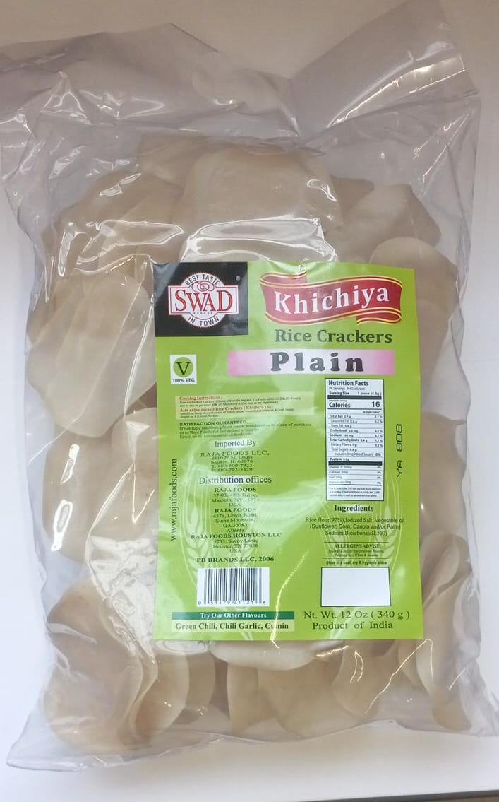 Swad Papad Reis, Plain, 340g