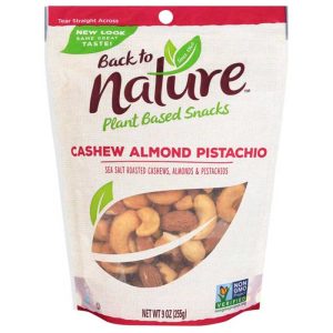 Zurück zur Natur – Cashew Mandel Pistazie Nüsse Mischung, Meersalz, 9oz