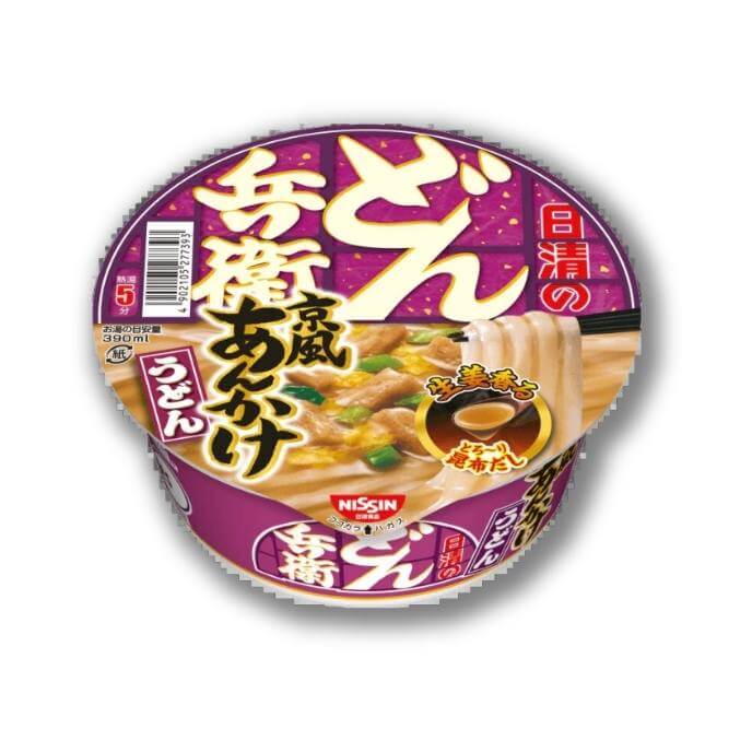 Nissin Ankake Udon im Donbei Kyoto-Stil