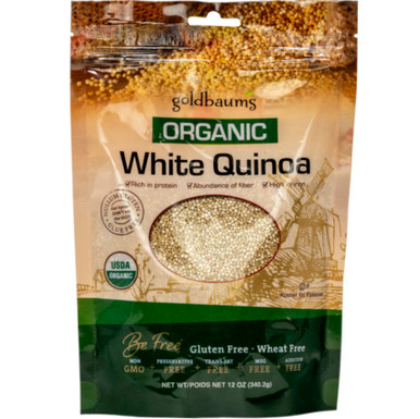 Goldbaum's Bio Weiß Quinoa, glutenfrei, 12 oz, reich an Proteinen und Ballaststoffen, koscher für Passah