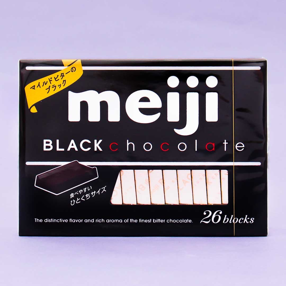 Meiji Schwarze Schokolade Blöcke