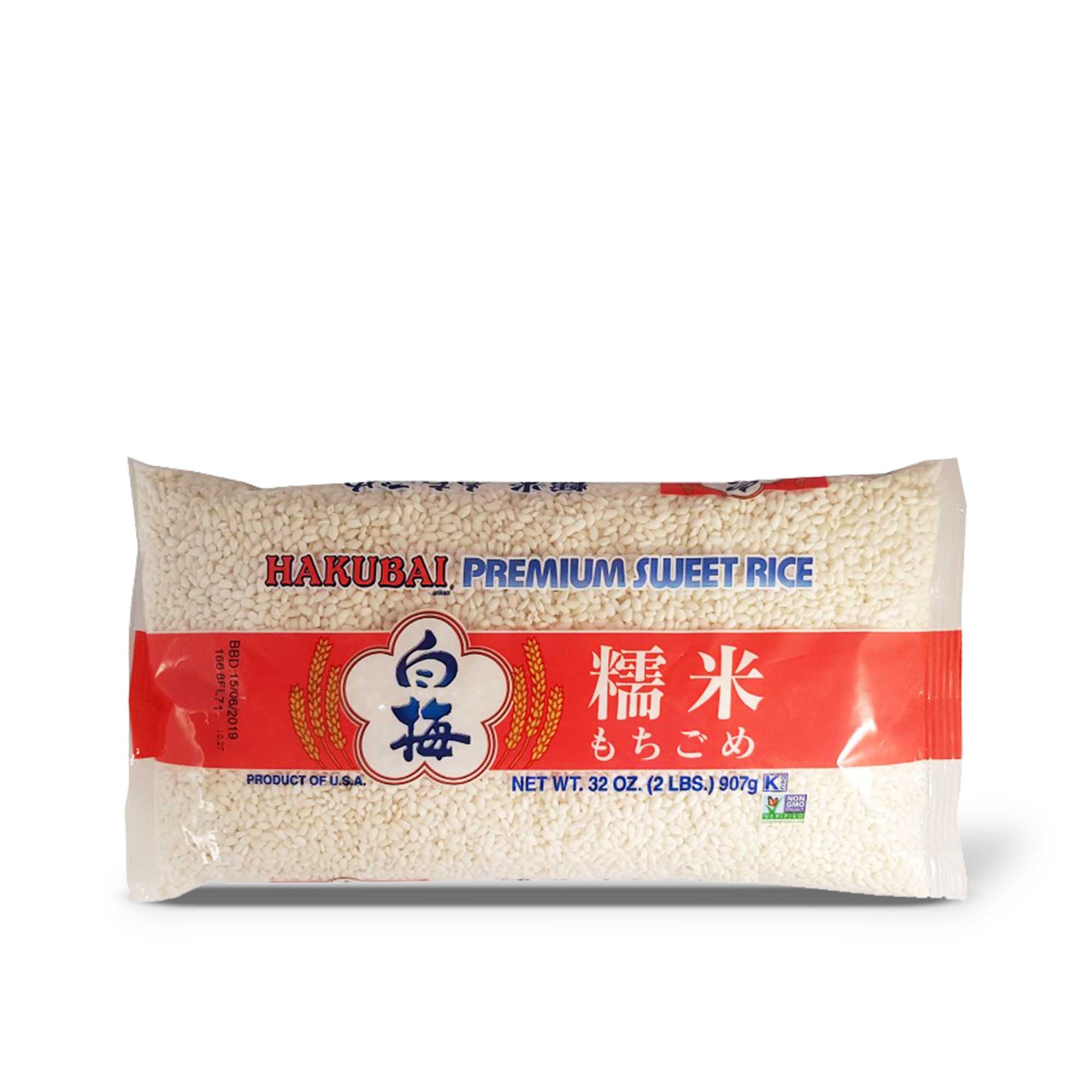 Hakubai Premium Mochigome Süßer Reis: 2 lb