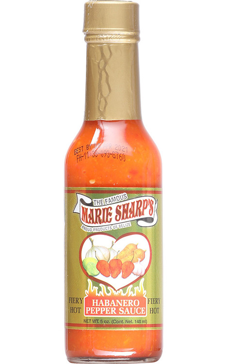 Marie Sharp's Feurige heiße rote Habanero Sauce, 5oz