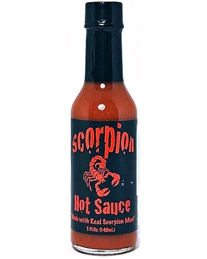 Skorpion Chilisauce mit echtem Skorpionfleisch, 5oz